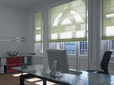Roman Blind Systems, SG 2120, Colorama 1, Room shot "weisses Schloss", Switzerland