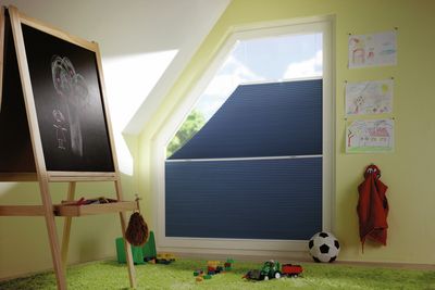 Pleated Blind Systems, SG 8500, DUETTE® Fixé Unix Dark, Col 20076, BB80