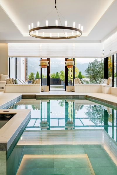 Roman Blind Systems, SG 2360, Colorama 2, Villa at the lake, Lucerne, Switzerland