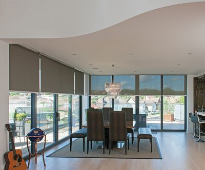 Roller Blind Systems, SG 4970, Triscreen 1-5%, Room shot "The Point", Broadstairs, United Kingdom