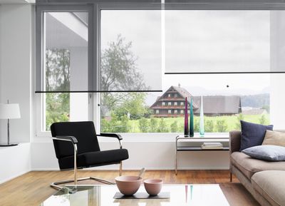 Roller Blind Systems, Room shot "Private Residence", Emmenbrücke, Switzerland